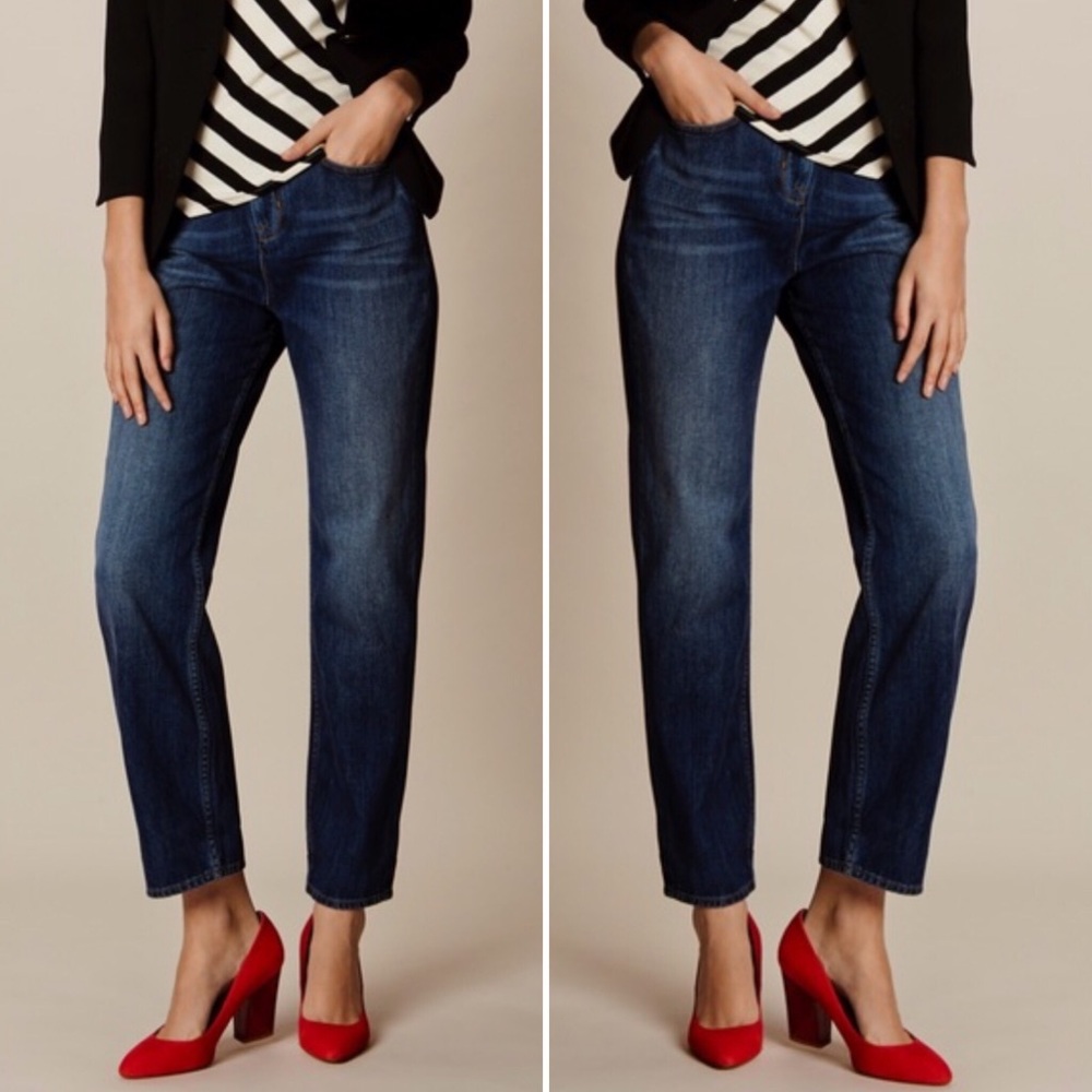 $130 Karen Millen High Waisted Blue Jean